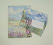 A5 Notepad + Envelopes Lupins - by StationeryParlor