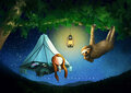 PRE ORDER: Postcard Ila Illustrations 016 - Sloth!