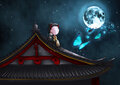 PRE ORDER: Postcard Ila Illustrations 056 - Moon butterflies