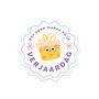 5 x Shaped "Pas open maken op je verjaardag" Stickers - Stationery Heaven X Little Lefty Lou
