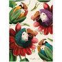 Inkognito Postcard | Flower Parrot