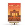 Berlin - Retro Travel Postcard by Penpaling Paula