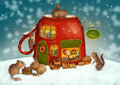 PRE ORDER: Postcard Ila Illustrations 177 - Ila's bakery