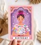 Postcard I Predict a Wonderful Birthday - Aniet Illustration
