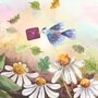 5x Sticker Postblaadjes by RomyIllustrations