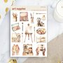 Art Supplies - Sticker Sheet by Penpaling Paula
