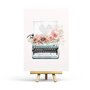 Love Typewriter Postcard by Penpaling Paula