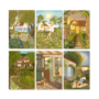 6 Single Postcards set – Abundance – The Summer Set - Nicolet Boon