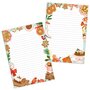 A5 Double Sided Notepad by muchable - cute Christmas food/candy/cakes