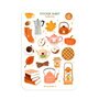 A6 Stickersheet by Muchable | herfst/autumn - cosy & cute