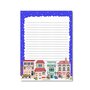 A5 Notepad Winter village - Double Sided - by Only Happy Things