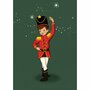 Postcard Belle and Boo | Nutcracker Soldier