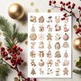 Stickersheet Cute Christmas