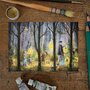Postcard Mhairi Hellbrandt - Lantern Walk