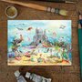 Postcard Mhairi Hellbrandt - Under the sea