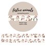 Washi Tape Festive Animals by Penpaling Paula