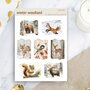 Winter Woodland Sticker Sheet by Penpaling Paula
