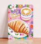 Postcard Treat Yourself croissant - Aniet Illustration