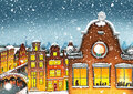 PRE ORDER: Postcard Ila Illustrations 218 - Snowy Amsterdam