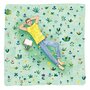 Mila Marquis Square Postcard | Man in a flower meadow