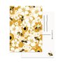 A6 Postcard by Muchable - patroon bijen insecten bloemen