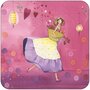 Postcard Kristiana Heinemann | Girl with hearts in a basket