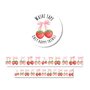 Washi Tape | Berry Bows - Only Happy Things
