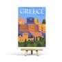 Greece - Retro Travel Postcard by Penpaling Paula
