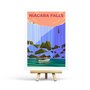 Niagara Falls  - Retro Travel Postcard by Penpaling Paula