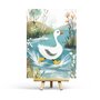 Spring Goose Postcard by Penpaling Paula