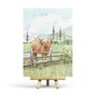 Highland Cow Postcard by Penpaling Paula