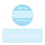Script Lichtblauw Washi Tape - Little Lefty Lou 