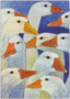 Postcard Loes Botman | Geese
