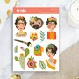  Frida - Sticker Sheet by Penpaling Paula