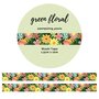 Washi Tape  Green Floral by Penpaling Paula