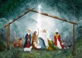 Postcard Bijdehansje | Holy Night