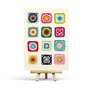 Granny Squares Postcard by Penpaling Paula