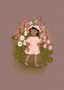 Ansichtkaart Belle and Boo | Hollyhock