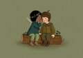 Postcard Belle and Boo | Woodland Wisper