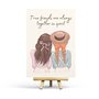 True Friends Postcard by Penpaling Paula