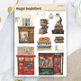 Magic Bookstore - Sticker Sheet by Penpaling Paula