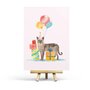 Birthday Cat Postcard by Penpaling Paula