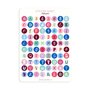 A5 Stickersheet by Muchable | Alphabet - letters/characters journaling