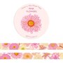 Cute sweet pink flowers Washi Tape - Muchable
