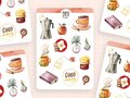 Wild Pencil Studio Planner sticker sheet - Sunday's breakfast