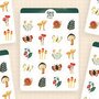 Wild Pencil Studio Planner sticker sheet - Forest circles