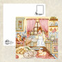 Xenia's Sketchbook Pages Postcard - Cozy Spring Cooking with Cats