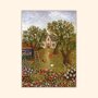 Asia Spettel A6 Postcard - Cottage Garden