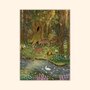 Asia Spettel A6 Postcard - the enchanted forest