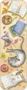 Bookmark Gisela Herberger - Books, cat, chocolate, apples